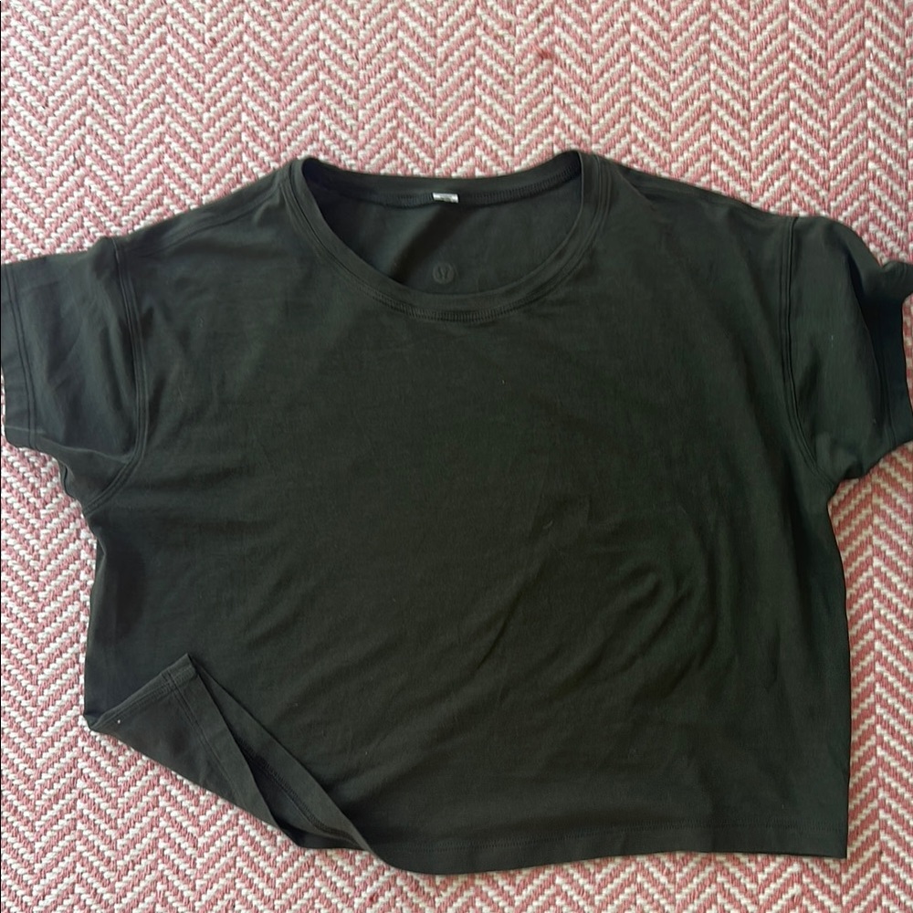 Dark green Women's Crop Top